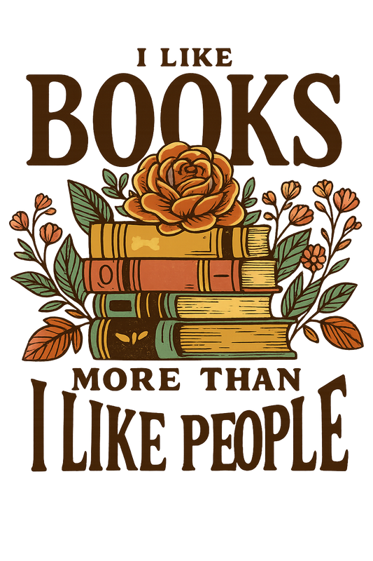 I Like Books More Than I Like People Women's Relaxed T-Shirt