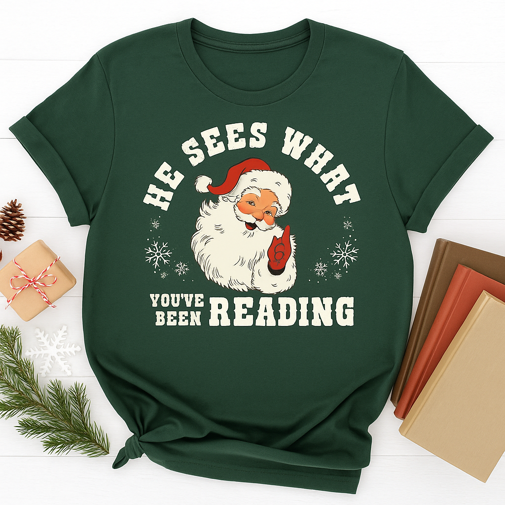 He Sees What You've Been Reading Women's Relaxed T-Shirt