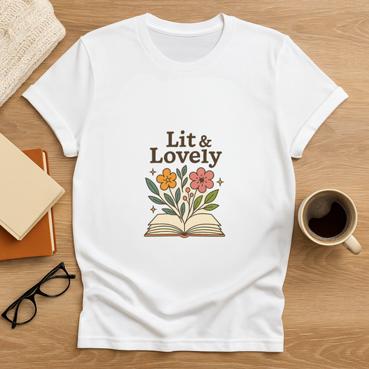 Lit & Lovely Women's Relaxed T-Shirt