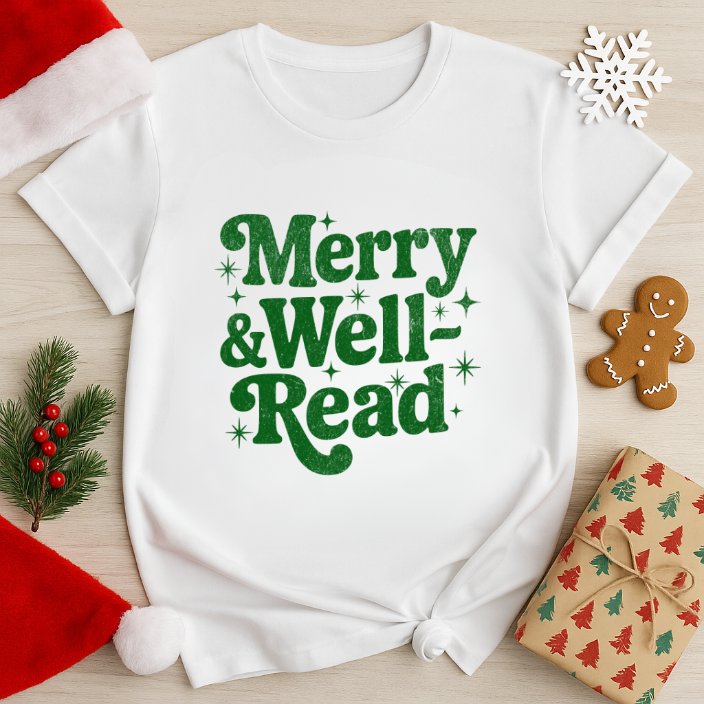 Merry & Well-Read Women's Relaxed T-Shirt